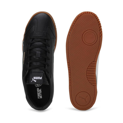 Puma Men's Club 5v5 Shoes Sneaker, Black White Gold, 10