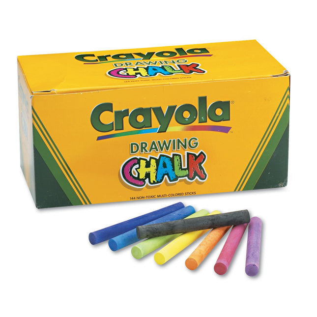 Art Colored Chalk 144/Pkg-Assorted Colors