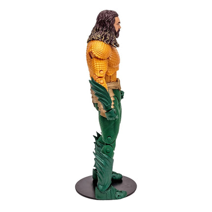 McFarlane Toys DC Multiverse Aquaman 7-Inch Action Figure - Incredibly Detailed King of Atlantis with Ultra Articulation, Trident, Extra Hands, and Collectible Art Card