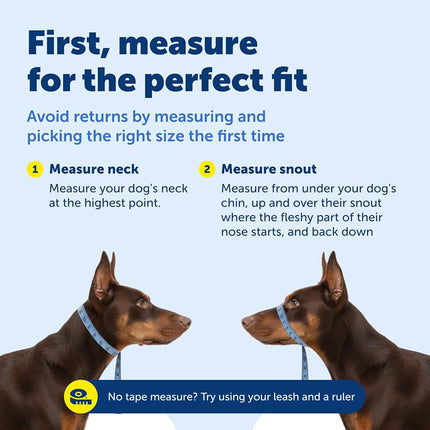 PetSafe Gentle Leader No-Pull Dog Headcollar - The Ultimate Solution to Pulling - Redirects Your Dog's Pulling For Easier Walks - Helps You Regain Control - Medium, Silver