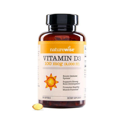 NatureWise Vitamin D3 4,000 IU for Healthy Muscle 