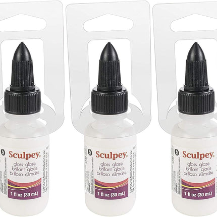 Bulk Buy: Polyform Sculpey Glaze 1 Ounce-Glossy (3