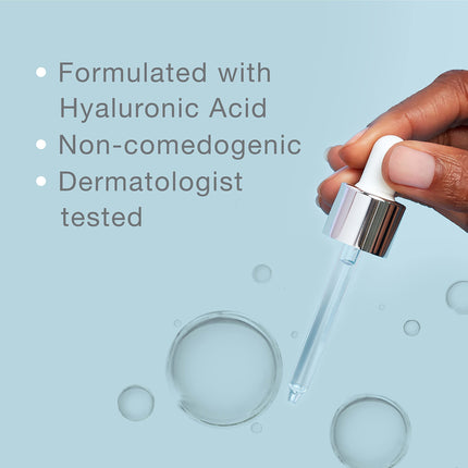Neutrogena Hydro Boost Glow Booster Primer y Sérum, Sérum Facial Hidratante y Humectante Híbrido, Infundido con Ácido Hialurónico Purificado y Diseñado para Hidratar Instantáneamente, 1.0 fl. oz