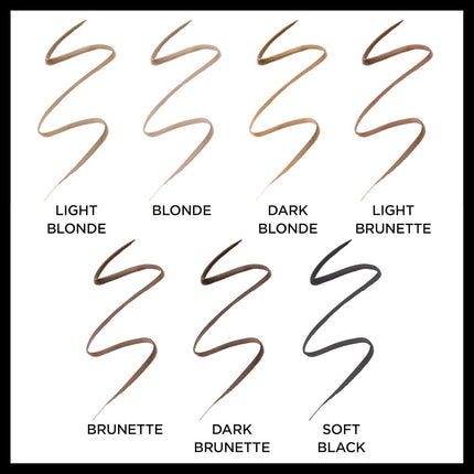 L'Oreal Paris Makeup Brow Stylist Definer Waterproof Eyebrow Pencil, Ultra-Fine Mechanical Pencil, Draws Tiny Brow Hairs and Fills in Sparse Areas and Gaps, Dark Blonde, 0.003 Ounce (Pack of 2)