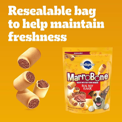 Pedigree MARROBONE Real Beef Flavor Snacks for Dogs 6 lbs.