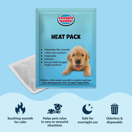 SmartPetLove Snuggle Puppy Behavioral Aid Toy, Brown and White