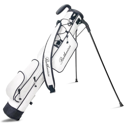 RUTHNISSI Golf Stand Bag, Lightweight Golf Easy Carry Bag with Padded Strap，Durable Pitch n Putt Golf Bag, Practice Ranger Sunday Golf Bag for Men&Women