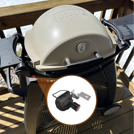 SafBbcue 64868 Electronic 2-Outlet Ignition Kit Replacement Parts for Weber Q1200 Q2200 Series Grills (from '14-Present) Igniter Spark 51010001 51200001