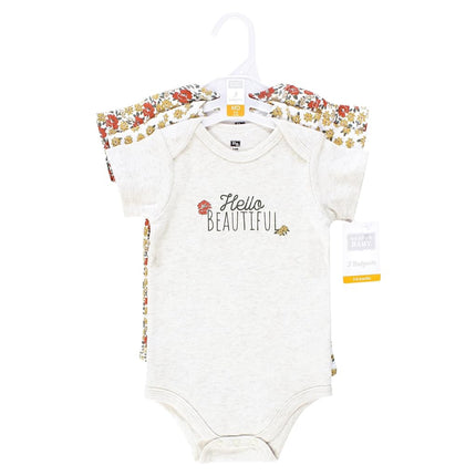 Hudson Baby Unisex Baby Cotton Bodysuits, Hello Beautiful, Preemie