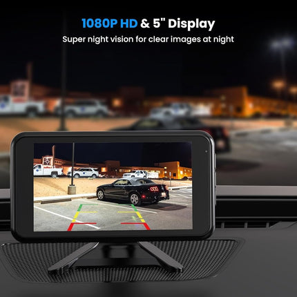 AUTO-VOX Wireless Backup Camera W12 for Car Truck SUV with 5" Monitor