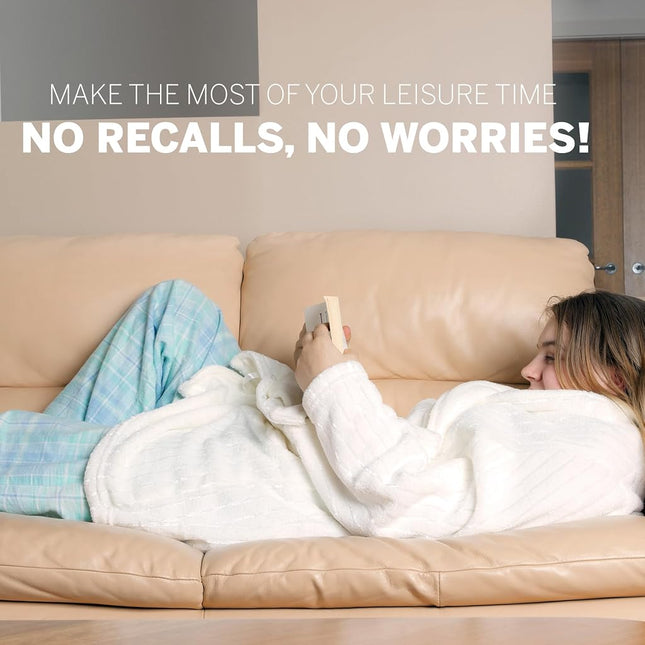 Serta Heated Throw Blanket - Reversible Fleece to Sherpa Electric Blanket, Fast Heating, Auto Shut Off Timer, Multi Heat Setting, ETL Certified, Machine Washable, Tan 50"x 60"