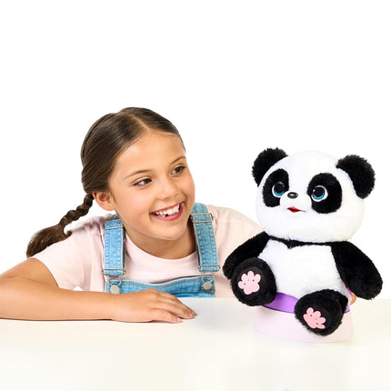 Little Live Pets My Baby Panda ChuChu|Interactive Pet with 50+ Sounds & Reactions, Kicks Feet, Poops, Giggles & More – Includes Potty & Repeat Play – Fun & Adorable Gift for Kids
