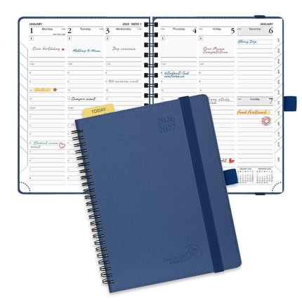 POPRUN Planner 2026-2027 (Medium - 6.5'' x 8.5'') 