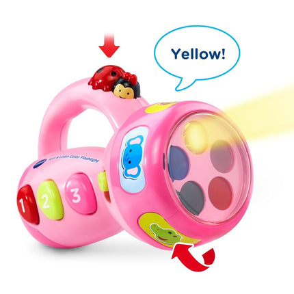 VTech Spin and Learn Color Flashlight - Pink - Online Exclusive