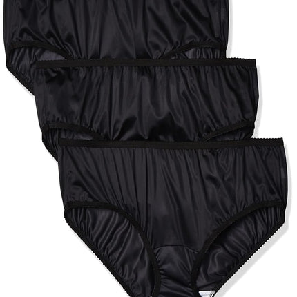 Shadowline Women's Plus-Size Panties-Nylon Hipster