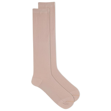 Dr. Scholl's Women's Travel Knee High Socks with Graduated Compression Casual, Khaki, One Size