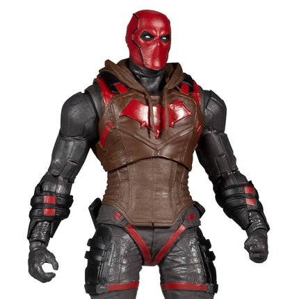 McFarlane Toys, DC Gaming 7-inch Red Hood Action Figure with 22 Moving Parts, Collectible DC Gotham Knights Game Figure with Stand Base and Unique Collectible Character Card – Ages 12+