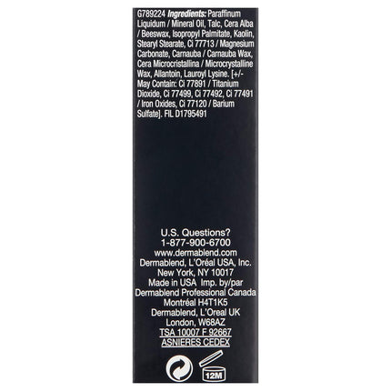 Dermablend Quick Fix Body Foundation Stick - Provides Natural, Non-Cakey Finish - Flawless Coverage For Skin Imperfections - Post Laser And Surgical Use - Long Lasting Coverage - 65W Bronze - 12 G