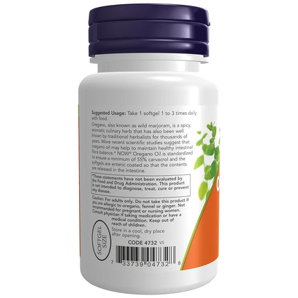 NOW Oregano Oil,90 Softgels