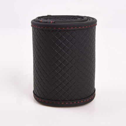 FH Group FH2020RED Cubierta de volante flexible de piel sintética y silicona, material doble, antideslizante, máxima protección, ajuste universal para la mayoría de coches, camiones, SUV y furgonetas