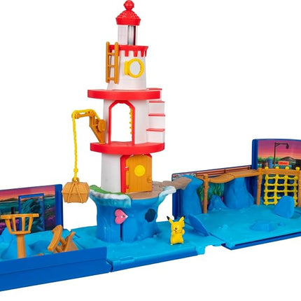 Pokémon Carry Case Lighthouse Exploration Backpack Playset