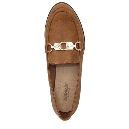 Dr. Scholl's Shoes Women's Rate Adorn Slip on Loafer, Honey Smooth, 6 UK