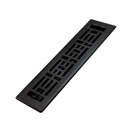 Decor Grates AJH212-BLK Oriental Floor Register, 2