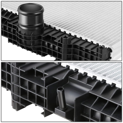 DNA MOTORING Radiador de Enfriamiento de Aluminio de 2 Hileras Estilo OE Compatible con Kenworth T660 11-13 / T370 2009 / T400 2012, OEM-RA-FL-061