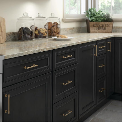 Franklin Brass P29520Z-CZ-B Straight Bar 3 Inch Cabinet Pull, 3" (76 mm), Champagne Bronze, 10 Count