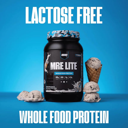 Redcon1 MRE Lite Whole Food Cookies and Cream Protein Powder 30 Servings