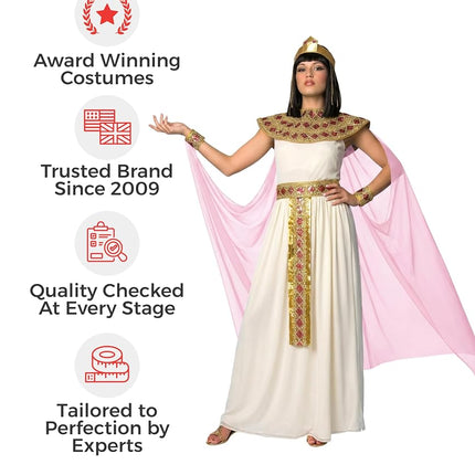 Morph Cleopatra Costume Women, Halloween Costumes for Women, M