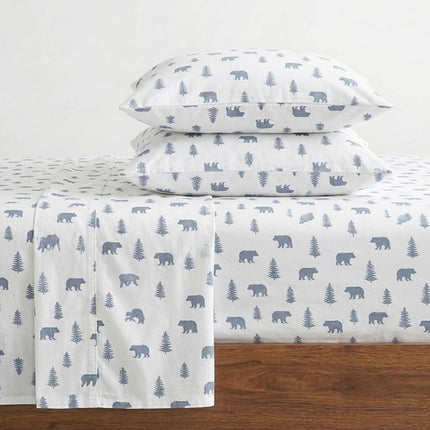 Eddie Bauer - Queen Sheets, Cotton Flannel Bedding