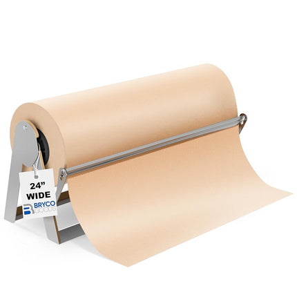 Dispenser and Cutter - 24" Roll Paper Dispenser - 