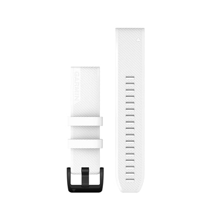 Garmin QuickFit 22 Watch Strap, White with Black S