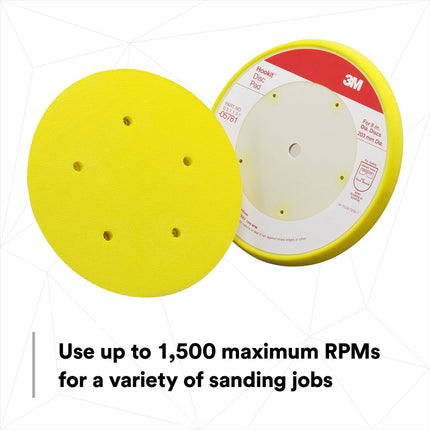 3M 05781 Hookit 8" Dust Free Disc Pad