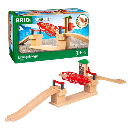 BRIO World 33757 - Lifting Bridge Wooden Train Acc