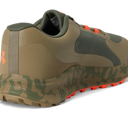 Under Armour Men's Charged Bandit Trail 3 Sneaker, (390) Marine Od Green/Bayou/Ares Red, 7