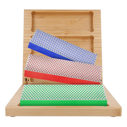 DMT W6EFC Three 6-Inch Diamond Whetstone Models in