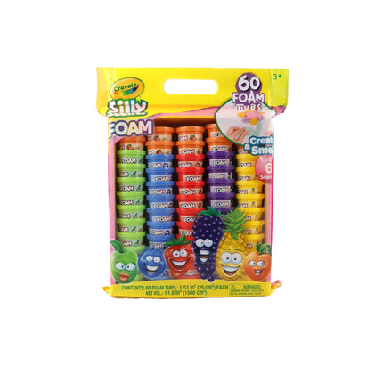Crayola Silly Scents Foam Tubs - 60 x 1oz Play Foam for Kids, Fidget Toys & Easter - NonToxic, Scented, & Colorful Kids Toys - Perfect for Arts & Crafts, Goody Bags, Party Favors, Play