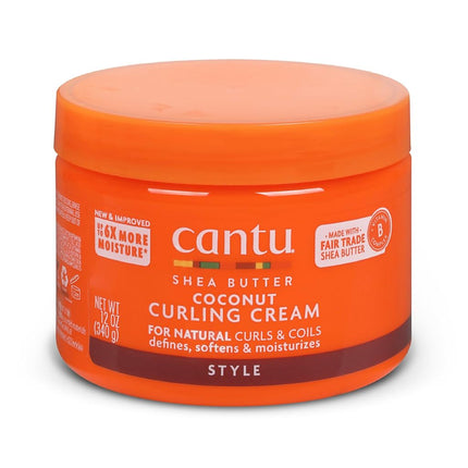 Cantu Coconut Curling Cream, 12 Ounce (Pack of 6)