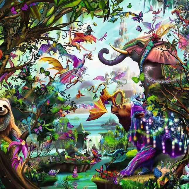 Ravensburger Tropical Dragons 4000 Pieces Jigsaw Puzzle for Adults