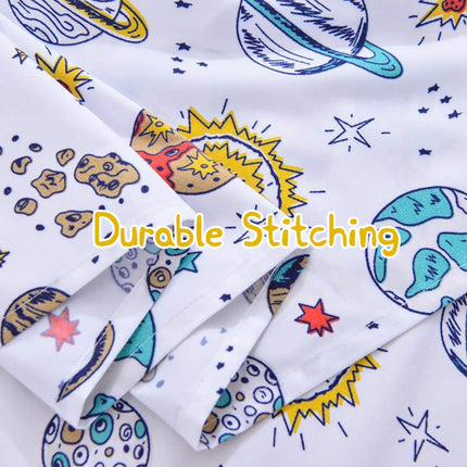 JSD Space Theme Galaxy Kids Twin Sheet Set 3 Piece
