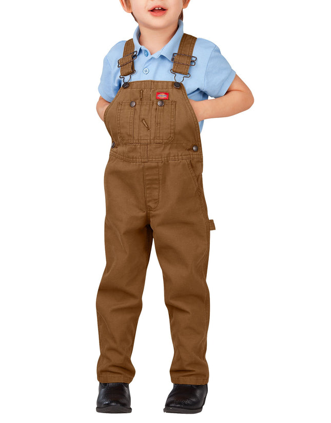 Dickies Boys Bib Overall, Brown Duck, 14-16