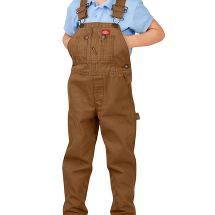 Dickies Big Boys' Duck Bib Overall, Brown Duck, X-