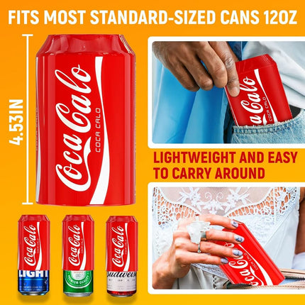 BeerSkin Silicone Can Covers that Look Like Soda 12 oz (355 ml) - 10 Pk
