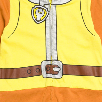 Paw Patrol Rubble Toddler Boys Coverall Yellow 3T