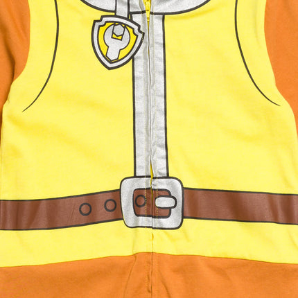 Salopette jaune Pat Patrouille Rubble pour tout-petits garçons 3T