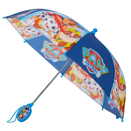 Parapluie Nickelodeon pour enfants, imperméable Pat Patrouille pour tout-petits et jeunes garçons de 3 à 6 ans, bleu clair, 3-6 ans