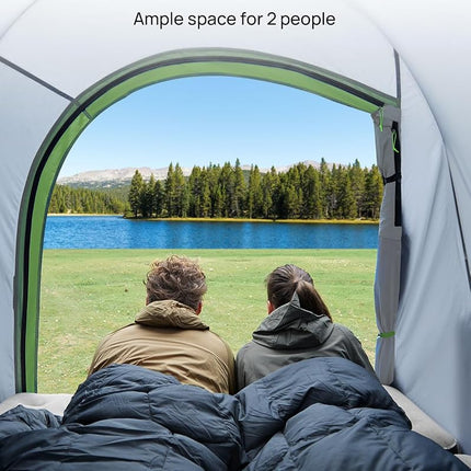 JOYTUTUS Pickup Truck Tent Waterproof PU2000mm Double Layer for 2Person Portable Truck Bed Tent 5.5'-6' Camping Preferred
