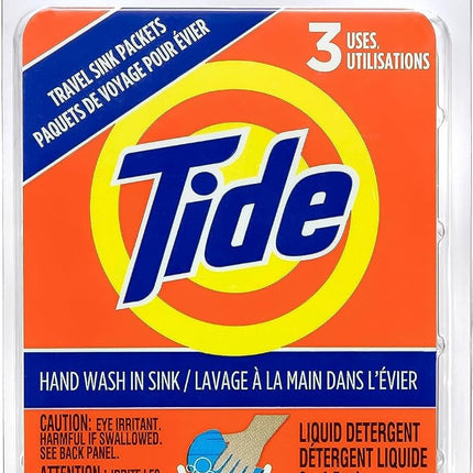 Tide Travel Sink Packets, 3-Count